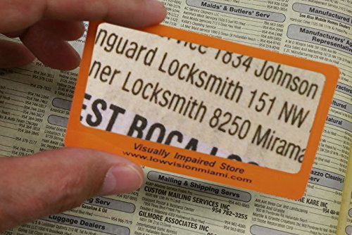6 Lenti Di Ingrandimento Fresnel | Carta Di Credito | 3X Ingrandimento | Tascabile Per Lettura, Lavoro O Emergenza - Foto 7