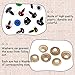 ◕‿◕ Swpeet 90pcs 12MM 9 Color Plastic Safety Eyes and 10Pcs 12MM Noses Set for Doll, Puppet, Plush Animal Making and Teddy Bear