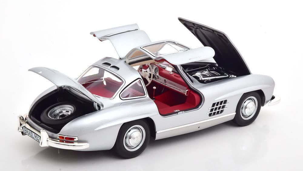 Amazon | norev 1/18 Mercedes Benz 300SL 1954 silver