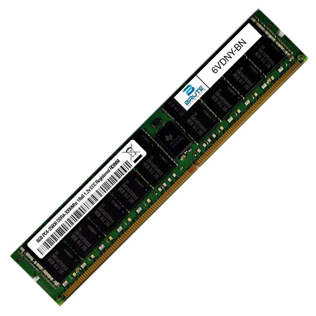 RAM Serveur DDR4 8Go 3200MHz PC4-25600 ECC REG RDIMM - Équivalent Dell 6vdny
