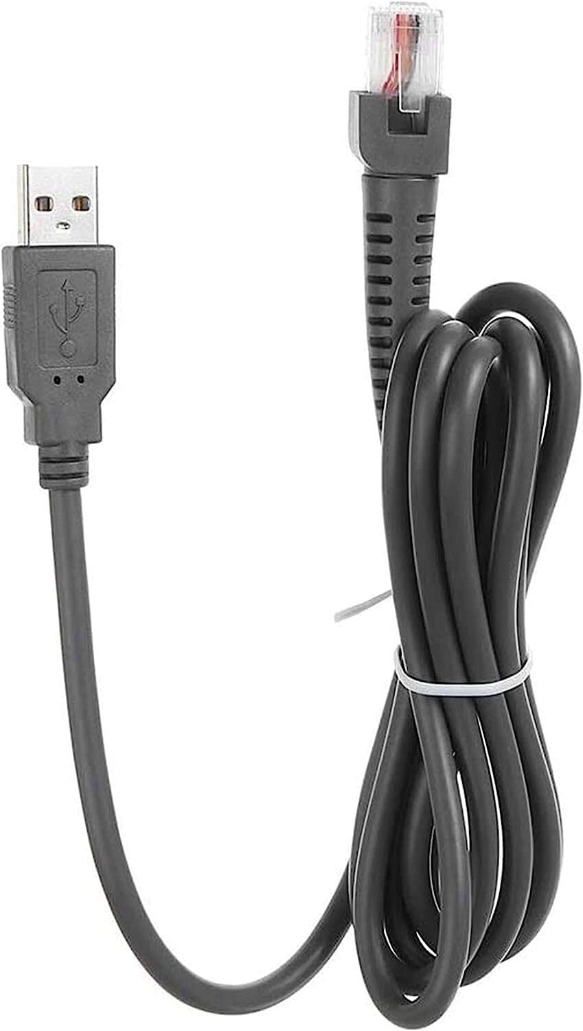 LNNW Skaner kodów kreskowych ABS PC Ręczny skaner kodów kreskowych USB Przewodowy automatyczny czytnik kodów z kablem USB do mobilnej płatności, skanowanie ekranu