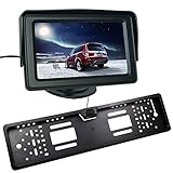 Buyee Auto Rückfahrkamera 170° Nachtsicht+Nummernschild+4,3