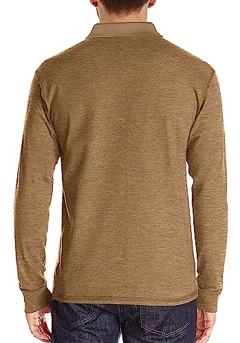 Mens Long Sleeve Polo Shirts Casual Fashion Button Up Collared Golf T Shirts with Pocket2