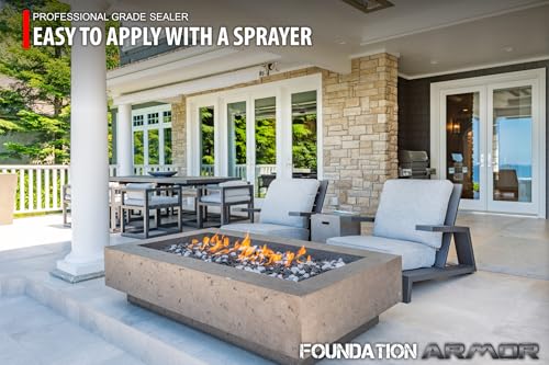 Armor SX5000 WB Natural-Look Penetrating Water-Based Silane Siloxane Concrete Sealer for Concrete, Brick, Pavers, and Natural Stone - 5 Gallon