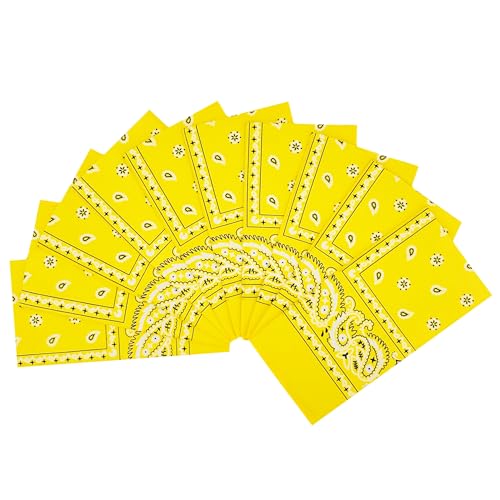 Image of Vamqor 100% Cotton 10 Pack Fine Bandanas