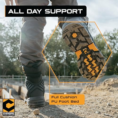 Footwear Scorpion 9" Composite Toe Industrial & Construction Waterproof Work Boots4