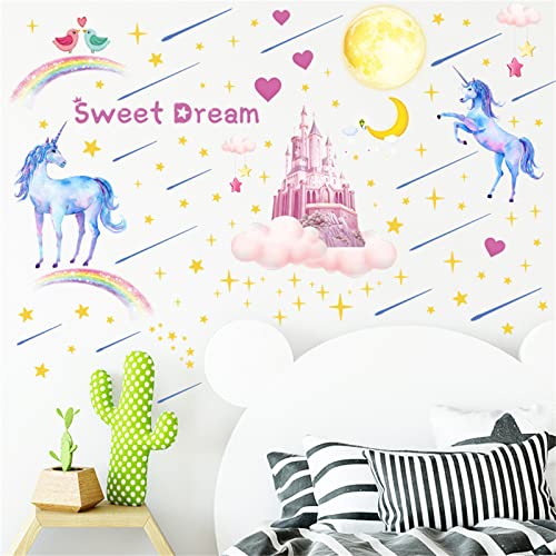 Vinilos Decorativos Unicornio que Brillan en la Oscuridad miniatura 4
