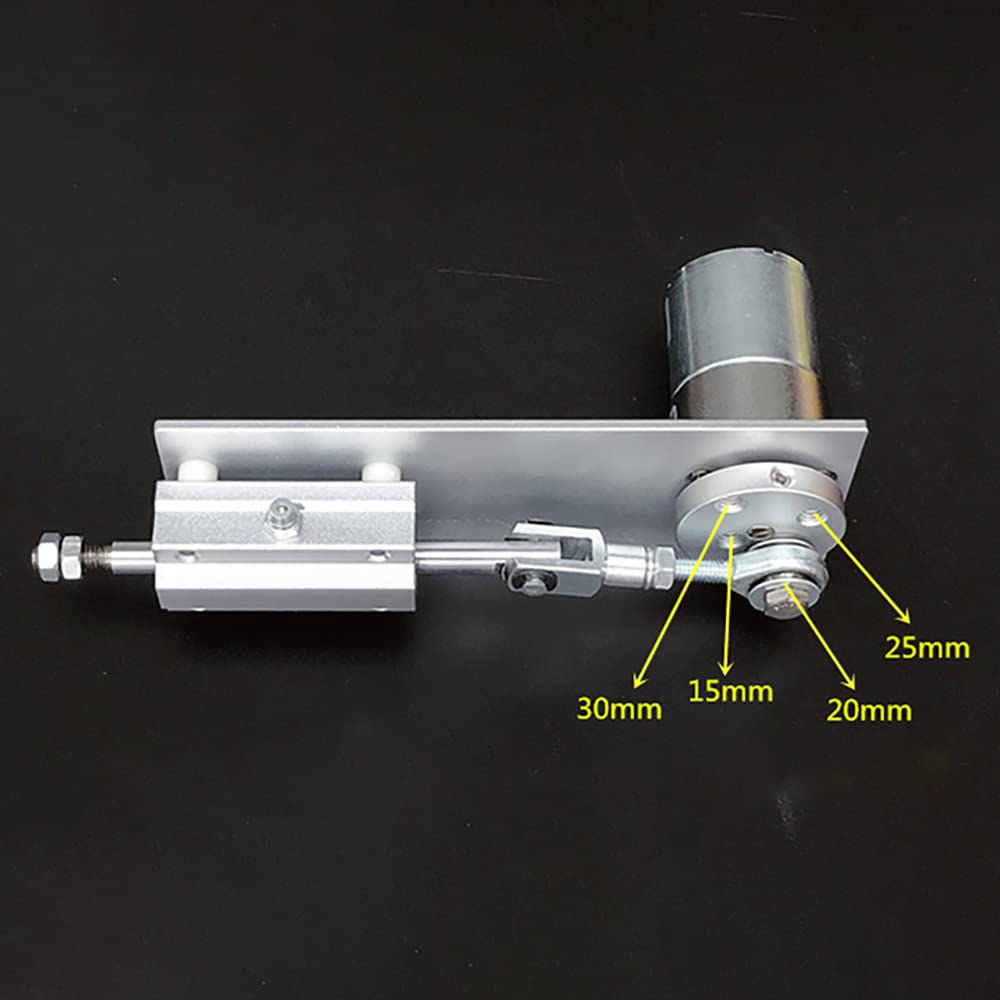 Produktbild von DIY Hubkolben-Linearantrieb DC12V – Mini Getriebemotor Mit Teleskop Und Geschwindigkeitsregler (1000 RPM)