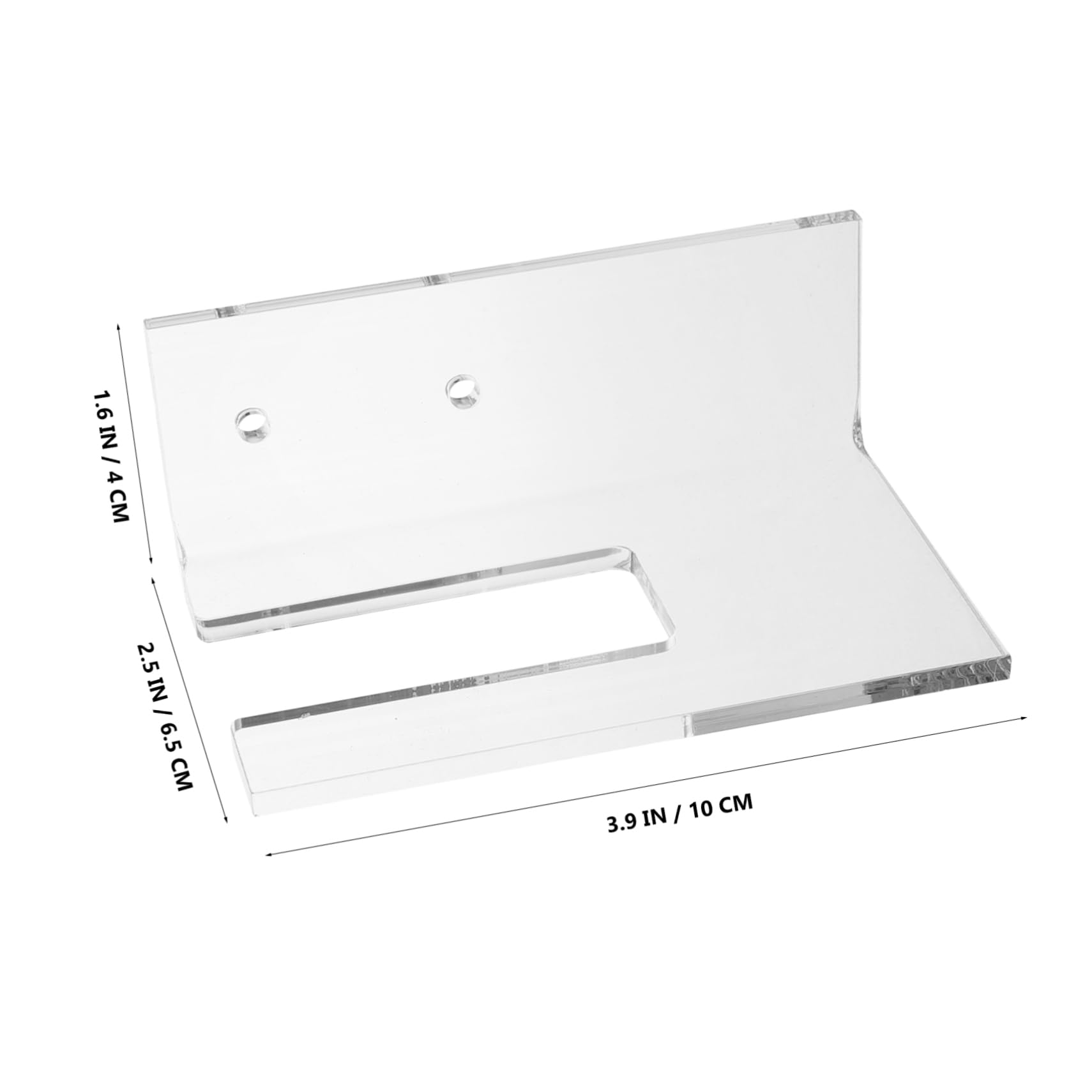 Garneck Skateboard Wall Mount Rack 1 Pair Acrylic Display Stand for Roller Skates Storage