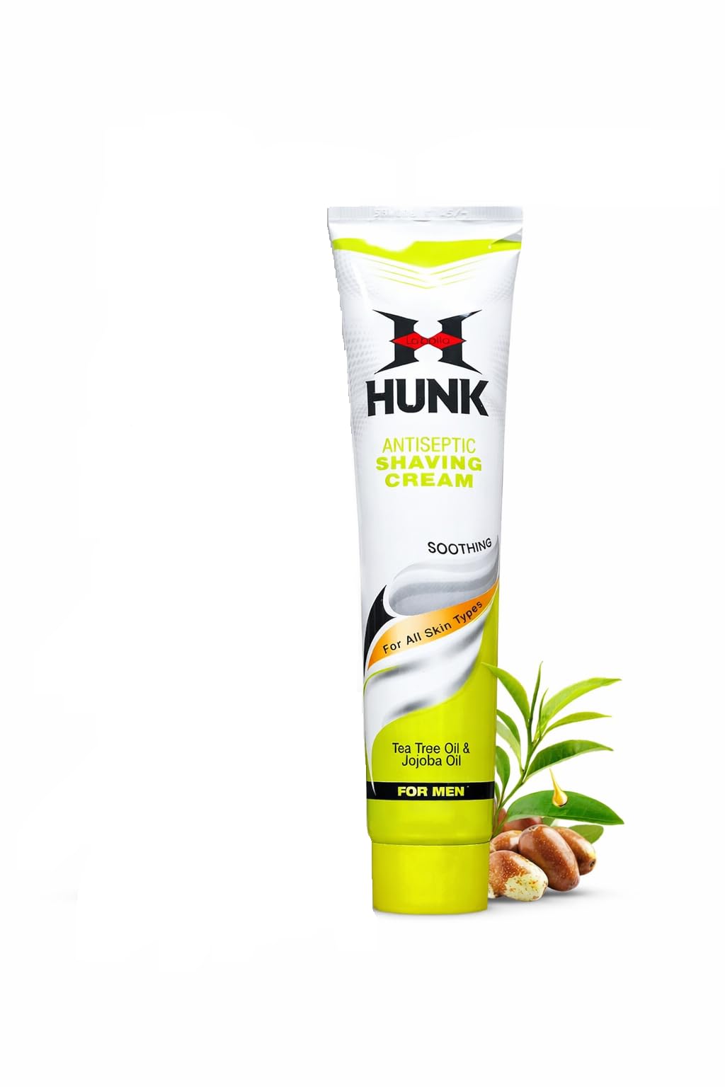 Labolla Hunk Antiseptic Shaving Cream for Men with Tea Tree Oil and Jojoba Oil, Soothing, Pack of 1, 120gm-image-25