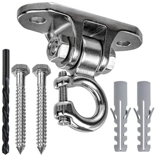 Swing Hardware Heavy Duty Swing Hanger Playground Porch Swing Sandbag Yoga Hammock Stand Wooden Indoor Outdoor 1500 lb Capacity