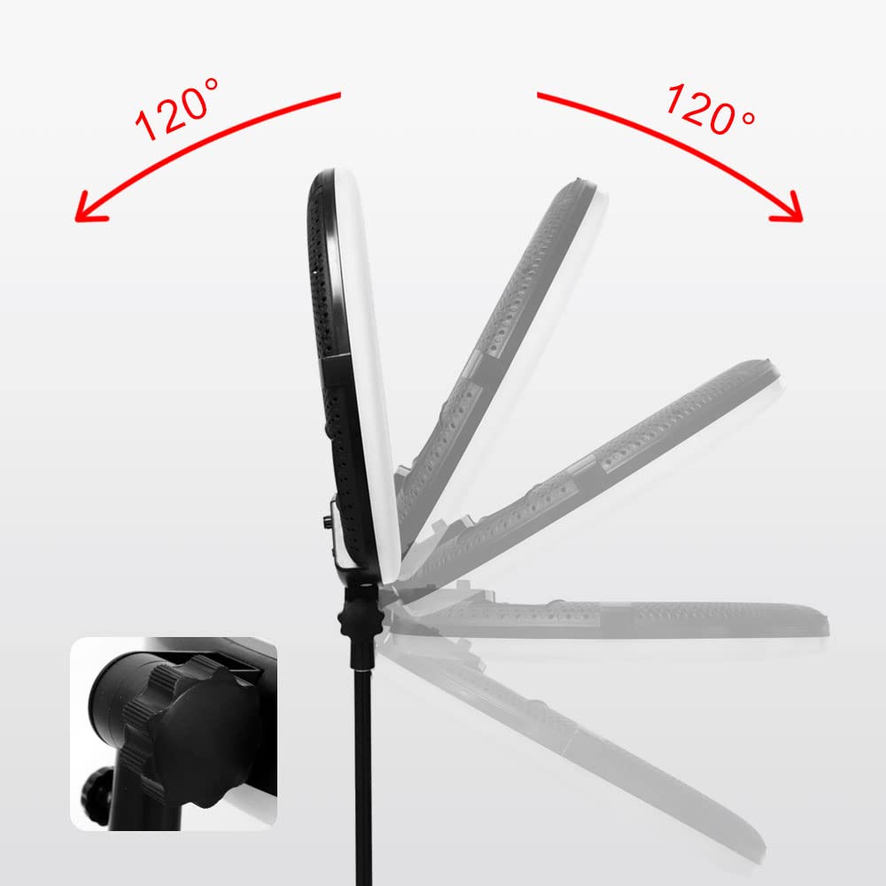 18 pollici display digitale dimmerabile 3200K-5500K LED anello luce kit,illuminazione per fotocamera smartphone ritratto selfie Youtube foto video studio fotografia (senza treppiede e borsa)