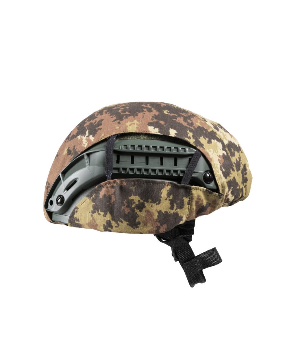 Openland Telino Copri Elmetto Tattico per MICH con Rail – Tessuto Cotone Poliestere, Alta Resistenza, Regolabile – Accessorio Militare Outdoor Softair