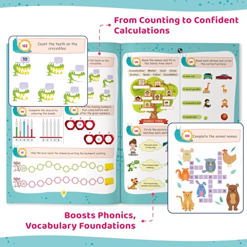 Image of 1200+ Brain Booster Activity Book for Kids Ages 5-9 | Theme Based Activity Book with 500+ Free Printable Worksheets & Parenting Tips | Puzzles, Mazes, Brain Teasers, Word Searches and Mind Games