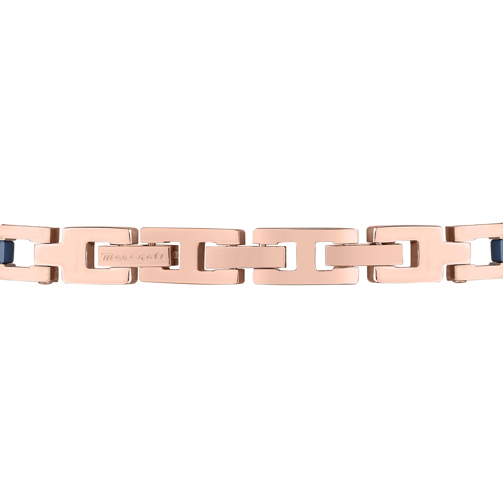 Ceramic Herren Armband aus Stahl, Keramik,IP RG,IP blau - JM422ATZ15