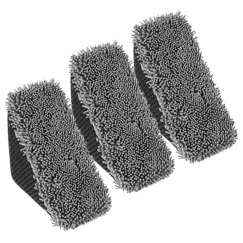 3 PCS Tire Shine Applicator Sponges, Microfiber Tire Brightener Applicator Pad Durable and Reusable...