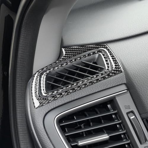 Real Premium Carbon Fiber Compatible with Honda CRV 2017-2021 Accessories Car Instrument air Conditioning Vents Cover Sticker Decal Auto Interior Trim