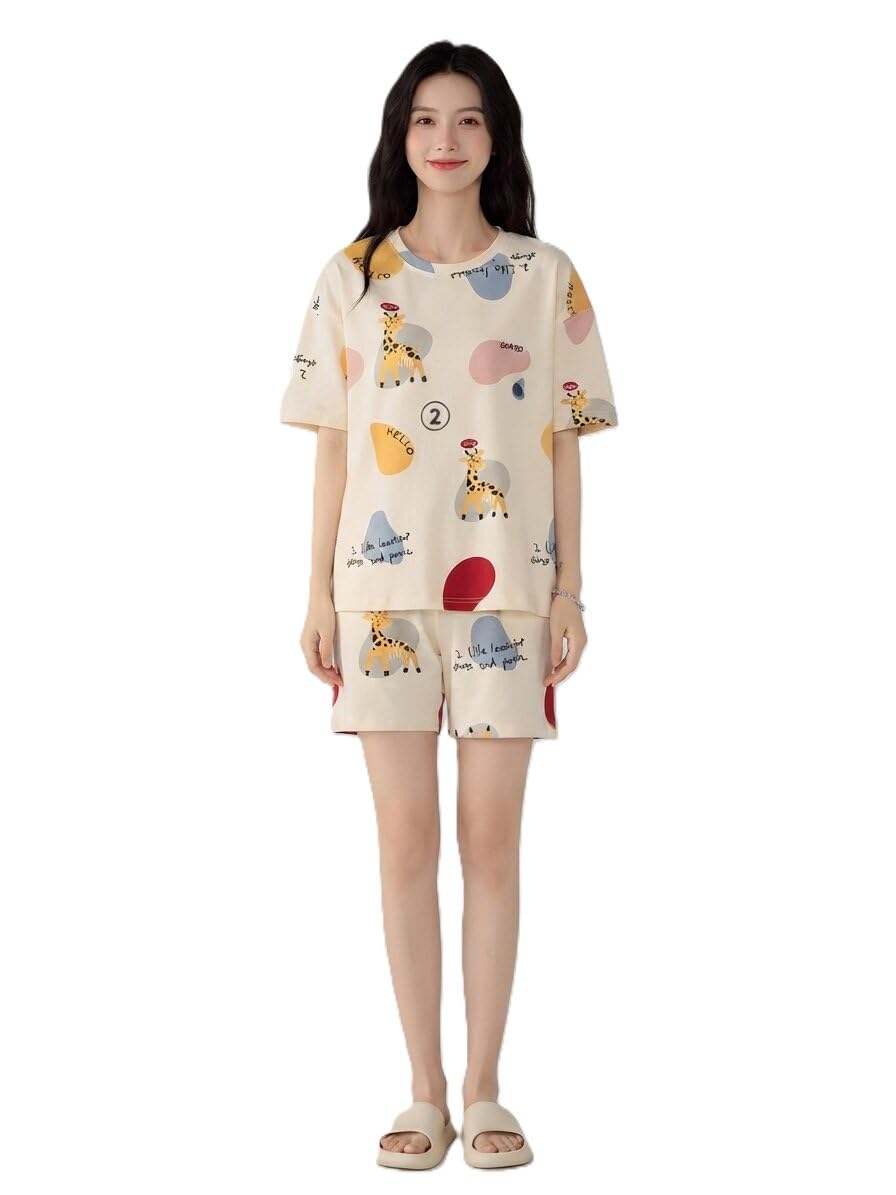 Women's Casual Co Ord Dress Printed Top and Shorts Pair for Modern Fashion and Comfortable Feel-image-48
