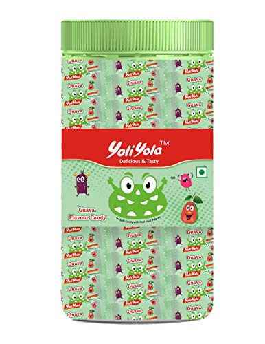 YOLI YOLA Guava Candy JAR (210 Candies)