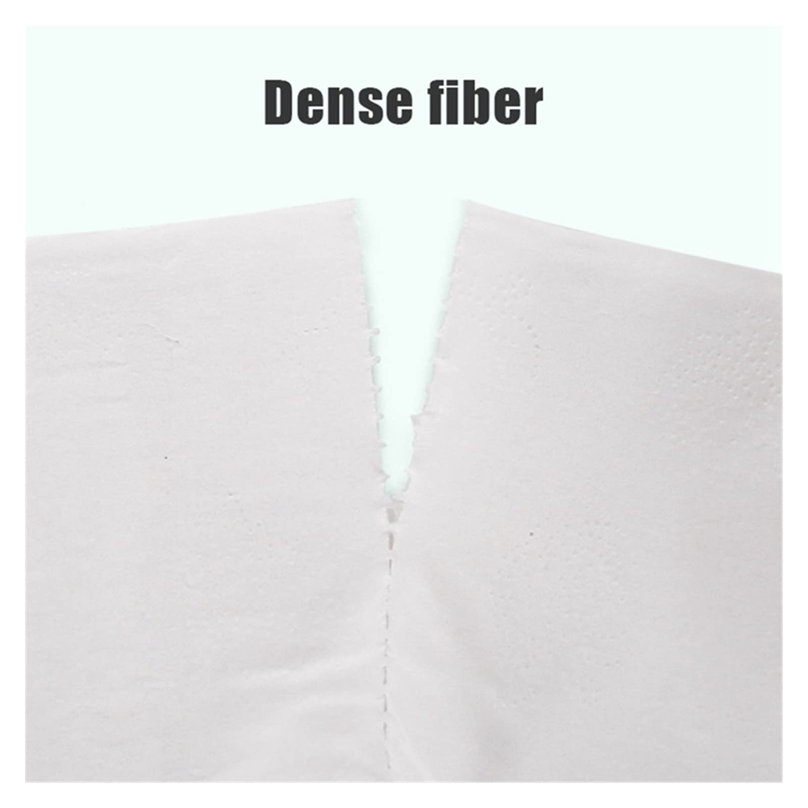VSOLS Babor de baño de Rollo de Jumbo Grueso 4 Capas Blancas 2 Rollos de Papel higiénico. (Color : White)