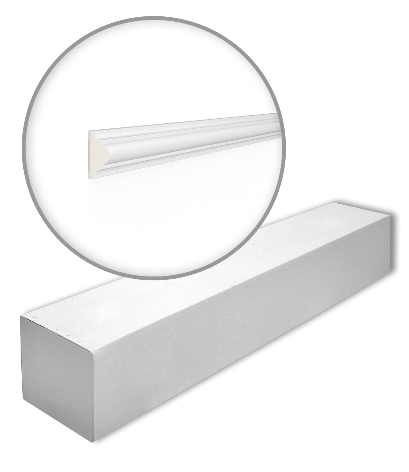 NMCZ10-box ARSTYL Noel Marquet 1 Box 50 Pieces Panel Moulding Timeless Classic Design White | 100 m