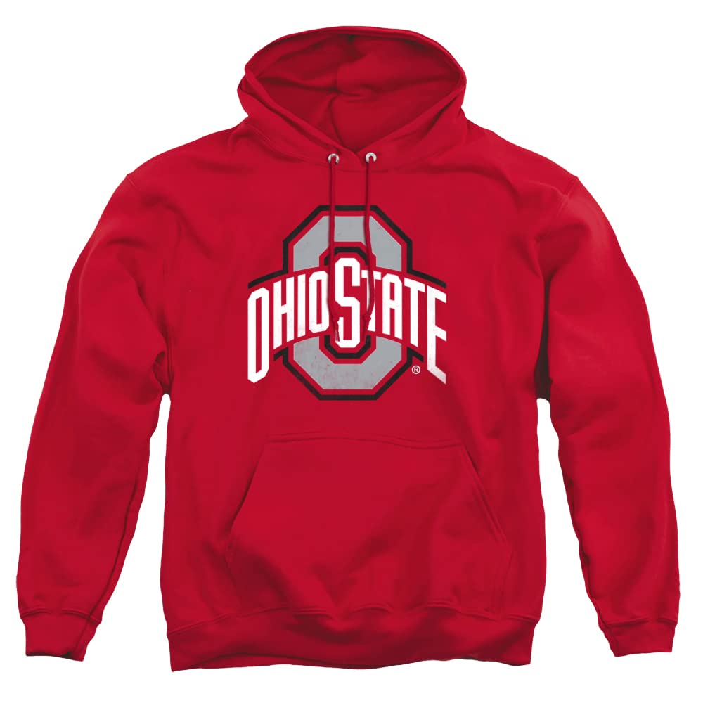 LOGOVISION Official Collegiate Distressed Primary Logo Adult Pullover Hoodie Collection