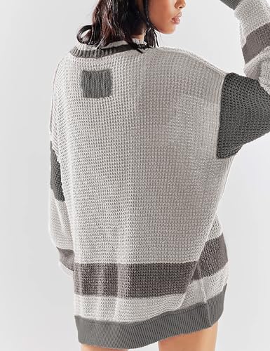 Womens Button Down Cardigan Sweaters Long Sleeve V Neck Knit Tops with Pockets4