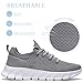 RJYWGS Sneakers for Men Women Running Tennis Gym Sneaker Slip On Comfortable Lightweight Athletic Workout Fashion Sports Shoes Light Gray Size Women 8/ Men 6.5