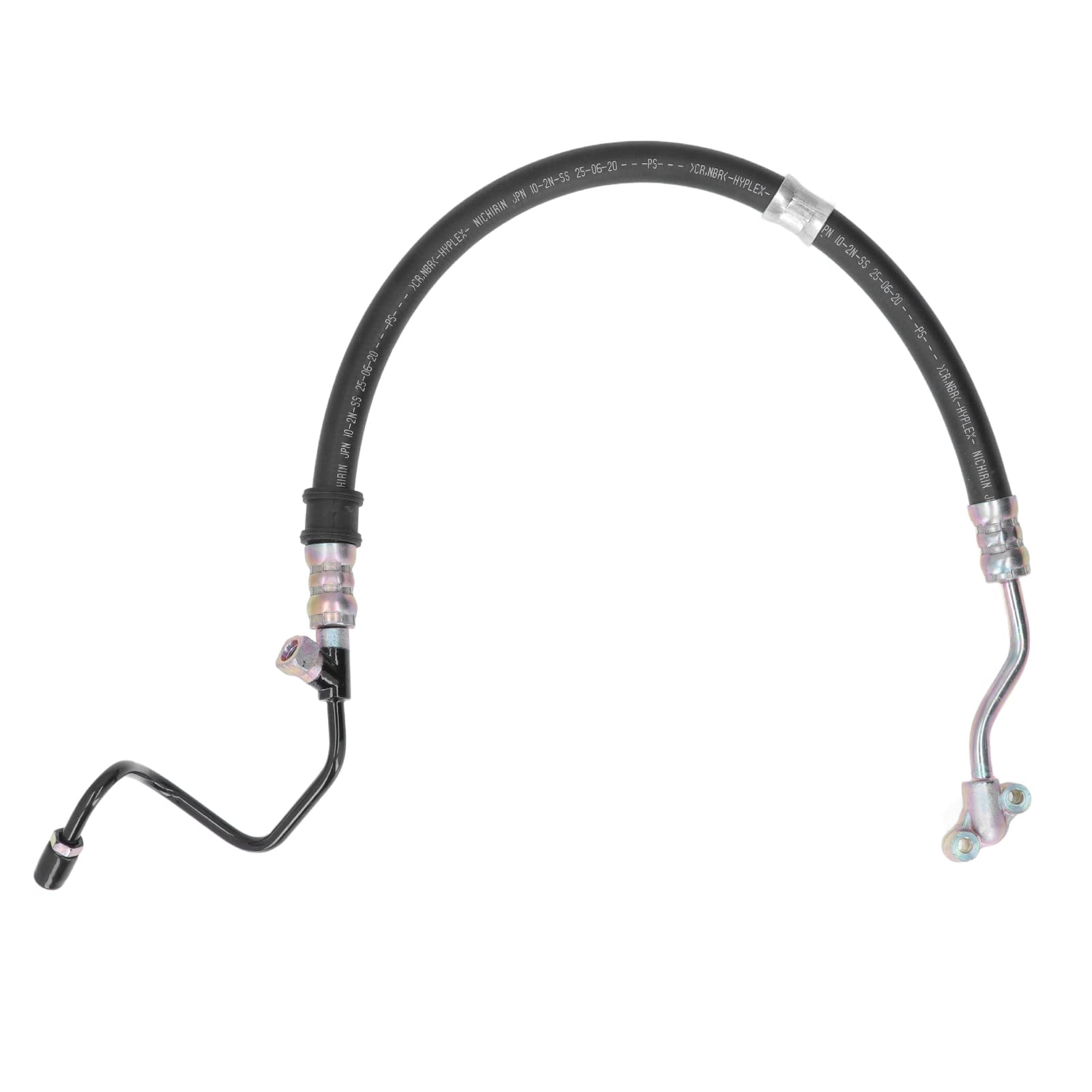Cryfokt Power Steering Pressure Hose Black Flexible Replacement for EX HX