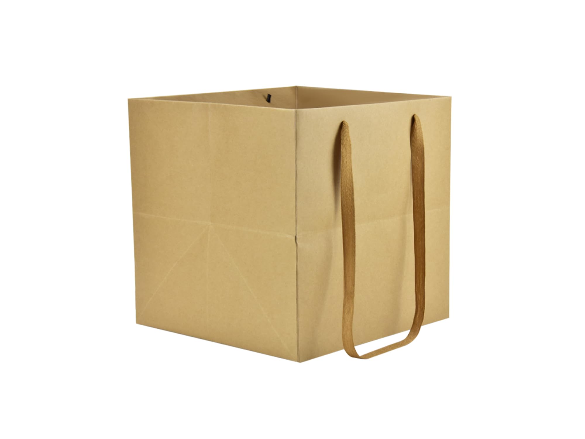 25 Sacchetti Di Carta Kraft Marroni Con Manici MANCHAP - Grandi, 32x11x25 Cm, Per Regali E Spesa