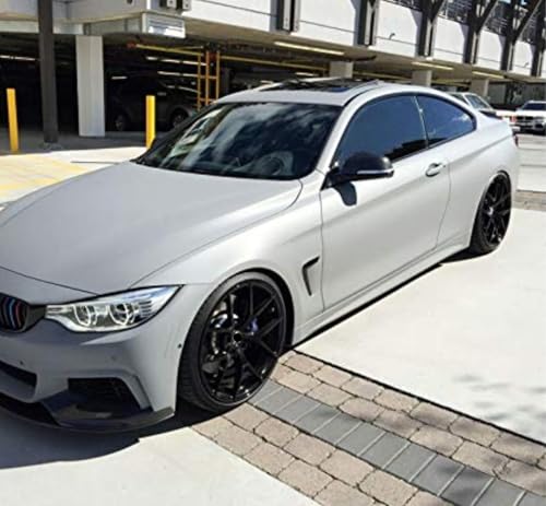 Image of CREON Vinyl Wrap for Car & Bike Self Adhesive Vinyl Wrap Sheet Sticker & Decal Roll Film Auto Car Vehical Bubble Release (2 feet x 10 feet, Light Grey Matte Wrap)