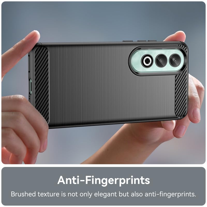 Image of Hybrid Carbon Fiber Back Case for OnePlus Nord CE 4 (Black)