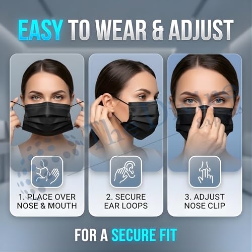Image of Surgical Mask for Men & Women | Certified by ISO & CE to Protect Mouth Droplets, Dust and Pollution Combo