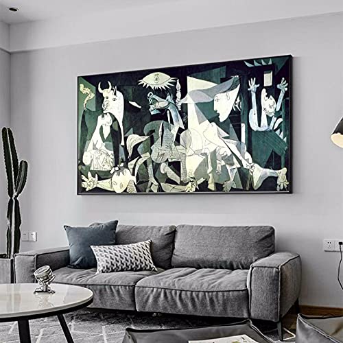 Picasso Guernica Schilderij Wanddecoratie Afbeelding - beroemde kunstschilderijen Afdrukken op doek Afdrukken… - Image 5