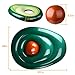 Aitey Pool Float Giant Inflatable Avocado Pool Floatie with Ball Water Fun Summer Swimming Large Blow Up Pool Raft Lounge Beach Floaty Party Toys for Kids Adults