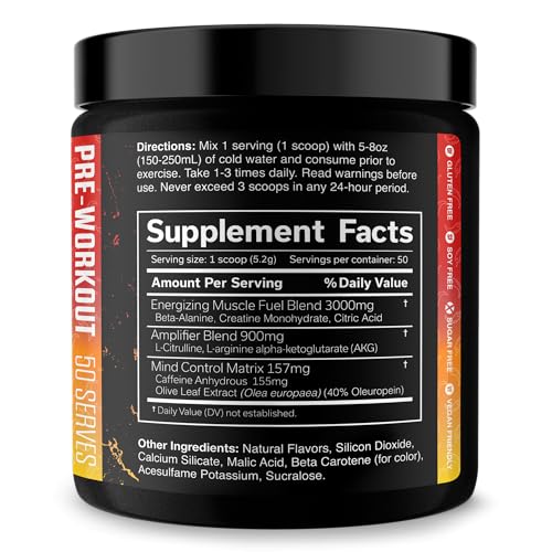 Image of JNX The Curse! Pre Workout Powder with Creatine, Mango Chili, 50 Servings | Pre workout powder for men & women with caffeine, L-Citrulline, Beta Alanine & Creatine for energy, pumps & performance.