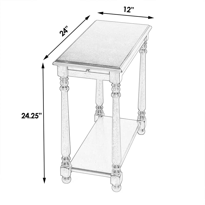 WOYBR CHAIRSIDE TABLE, 24.25