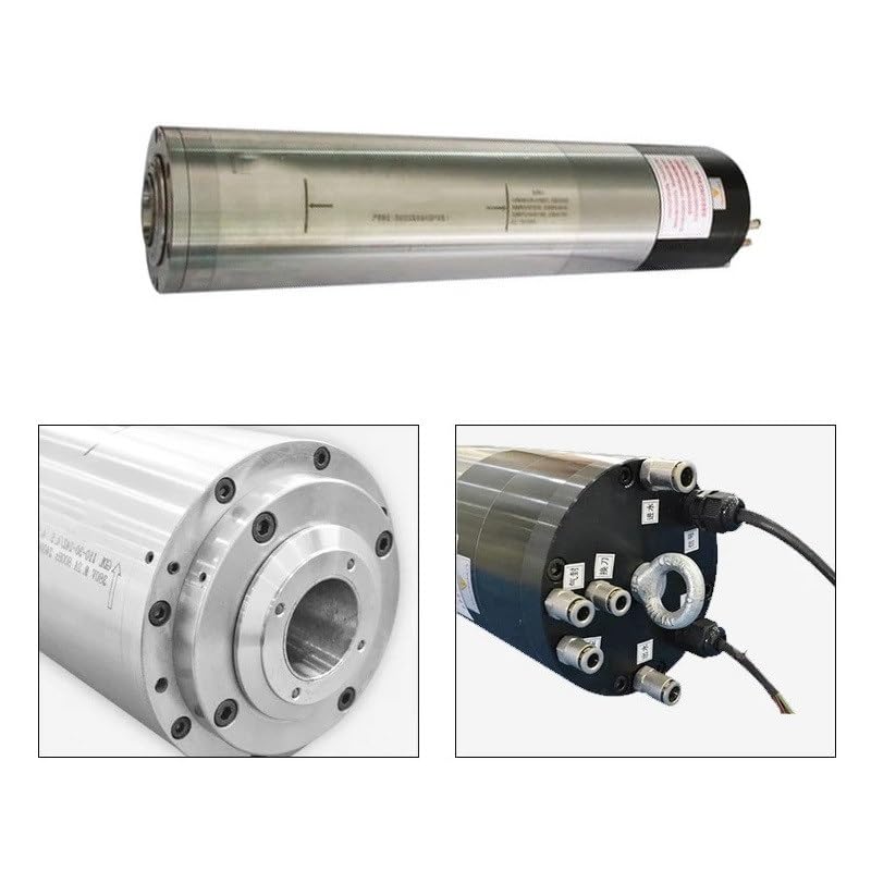 WAAZVXS 7.5kw Water-Cooled Spindle 12000rpm 380V Spindle Motor BT40 Automatic Tool Changer Spindle 125mm for Metal Cutting