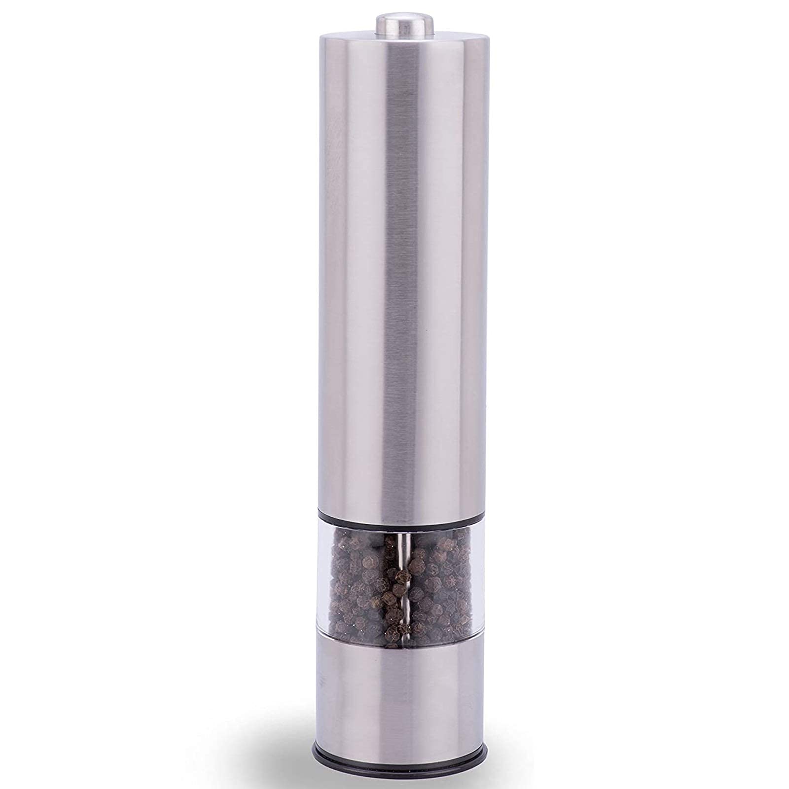 Macinasale o macinapepe Elettrico Automatico,Alimentato a Batteria con Luce LED in Basso