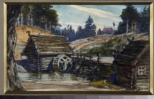 Imagen en lienzo de la Ópera de Polenov: formato de 60x90cm para pared de oficina