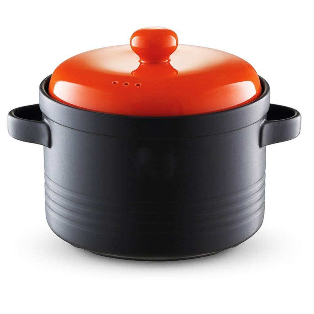 Casserole en argile de 5L : pot à ragoût en terre cuite pour cuisson haute température