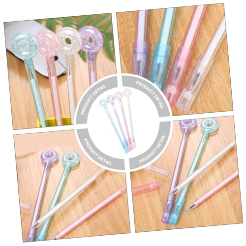 Set de 8 bolígrafos gel TEHAUX con diseño de dona miniatura 4