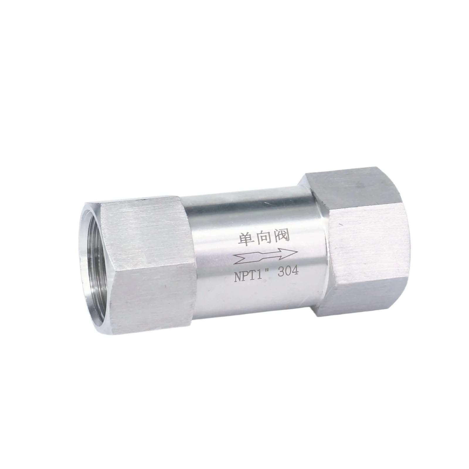 Dkgnyxnplj 1 " Spring In-Line Check Way Valve 304 Stainless Steel