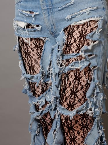 Image of Bencailor 3 Pairs Halloween Women Fishnet Stocking Tight Legging Black Stockings Small Hole Pattern High Pantyhose Waist Lace