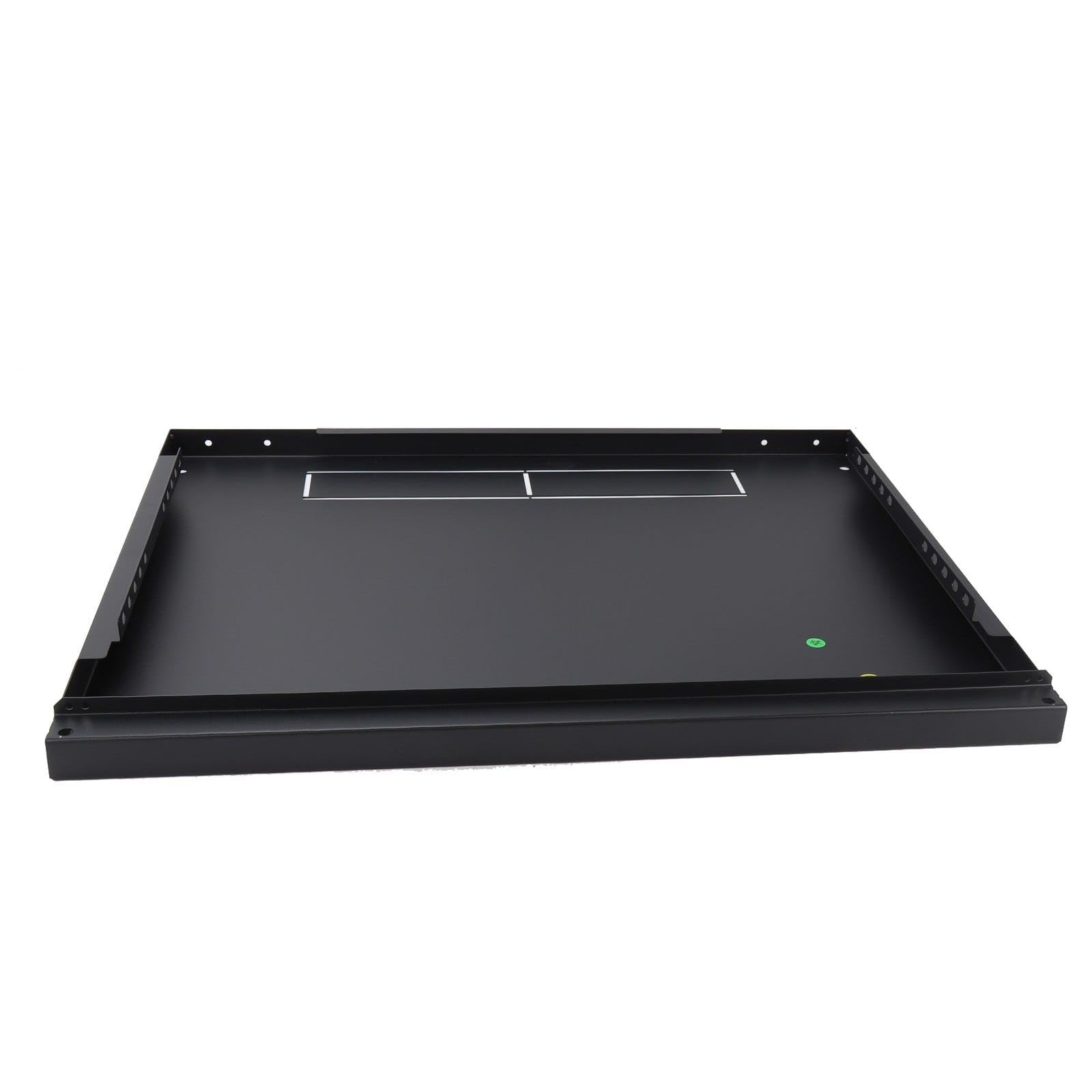 kenable Coffret Mural Réseau 19 Pouces 4U 450mm Noir - Armoire Rack Serveur en Kit avec Porte Vitrée Verrouillable pour Patch Panel Switch