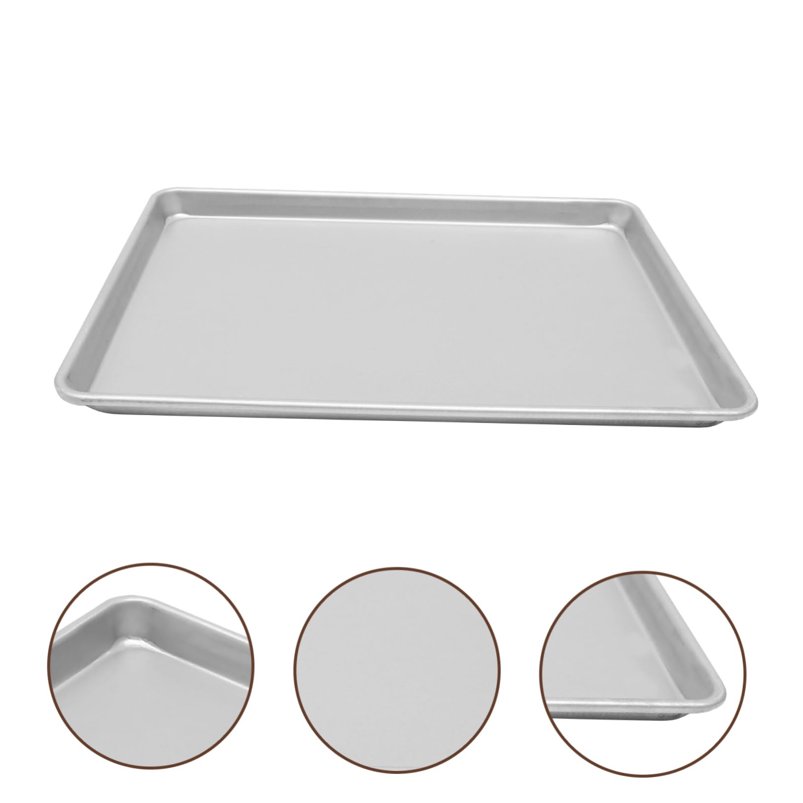 LABRIMP Plaques De Cuisson Rectangulaires En Alliage D'aluminium 33x13 Cm Pour Tartes Et Toasts Cuisson Professionnelle Résistante Rangement Facile Pour Usage Boutique Et Maison