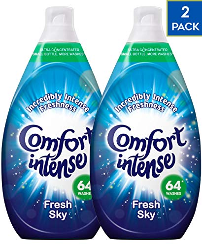 KRISP 2 x 64 Wäschen Intense Fresh Sky Wash Weichspüler