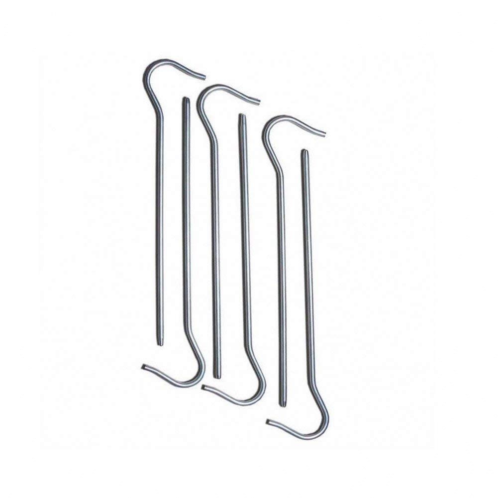 Unisex's 5.5g Lightweight Titanium Tent Skewers, Silver