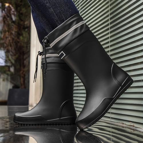 Bottes d'équitation en caoutchouc pour femme imperméables et légères - 7