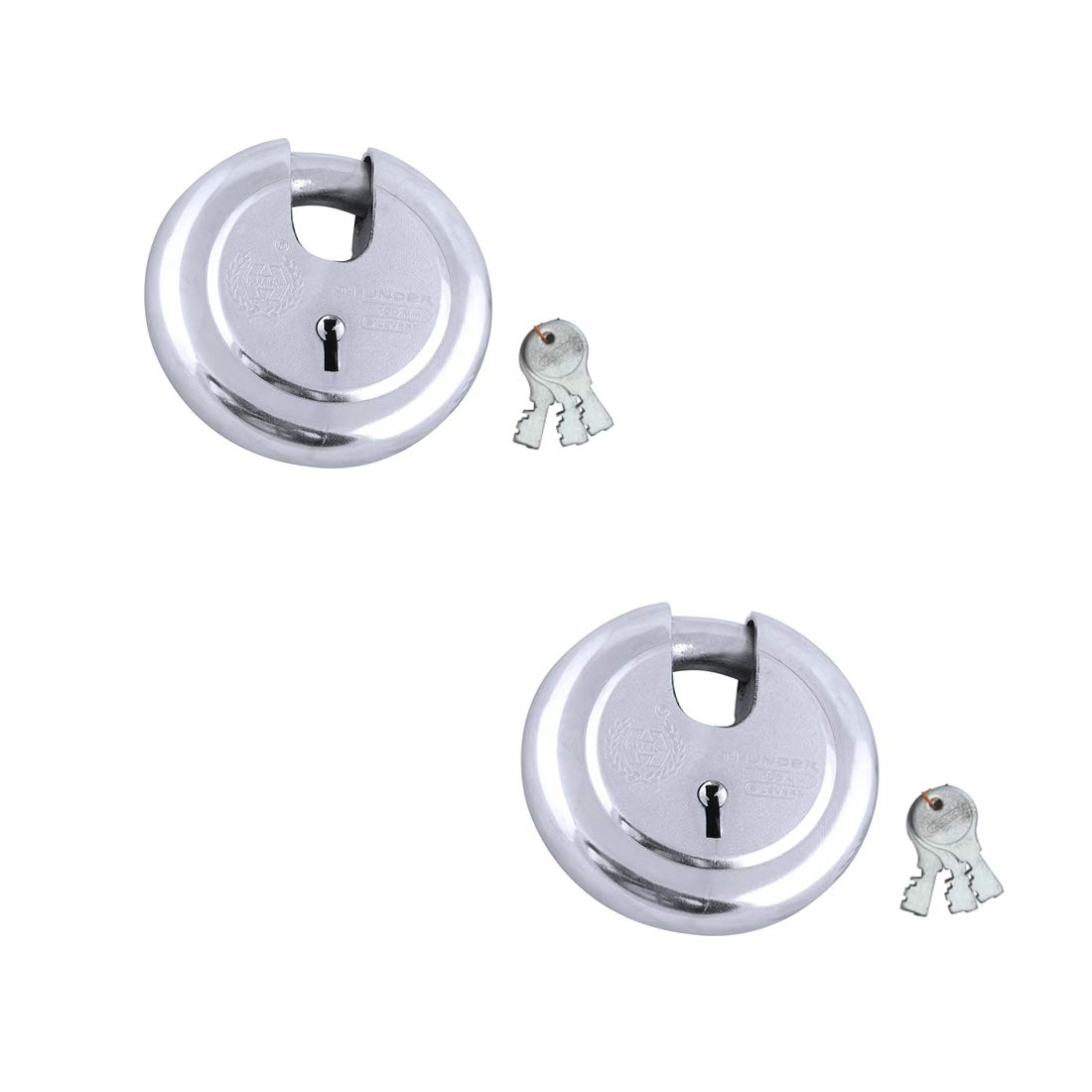 Harrison JAMA LOCK-0022_PK 2 8 Levers Padlock with 3 Keys (Silver, Steel Finish) (B07HKJHSVD) Amazon Price History, Amazon Price Tracker